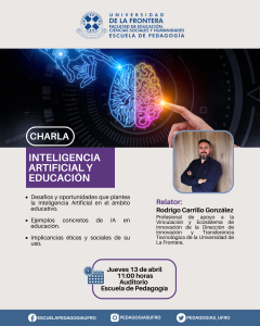 Afiche Charla IA y Educación