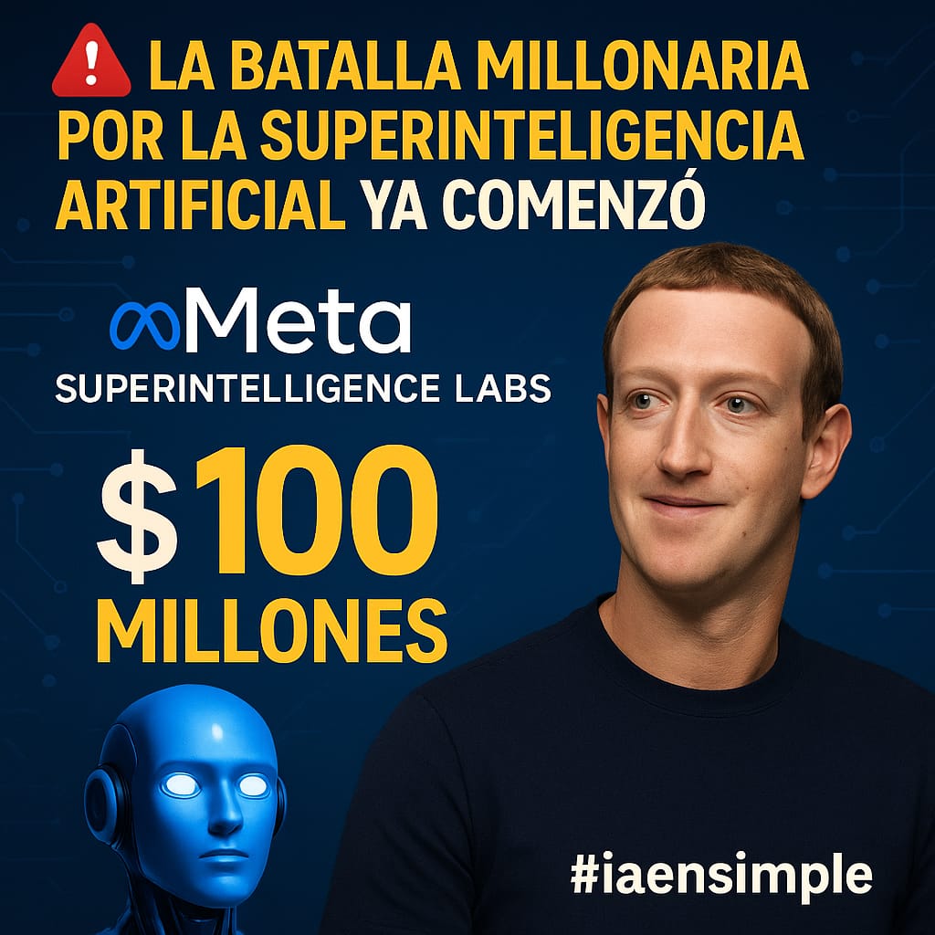 LA BATALLA MILLONARIA POR LA SUPERINTELIGENCIA ARTIFICIAL YA COMENZÓ