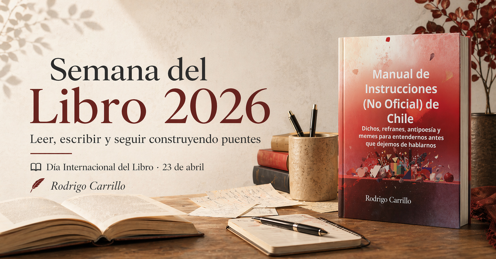 Semana del Libro 2026: leer, escribir y seguir construyendo lazos